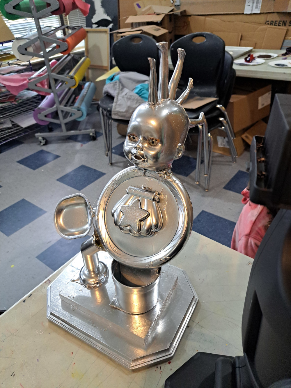 broken toy sculptures