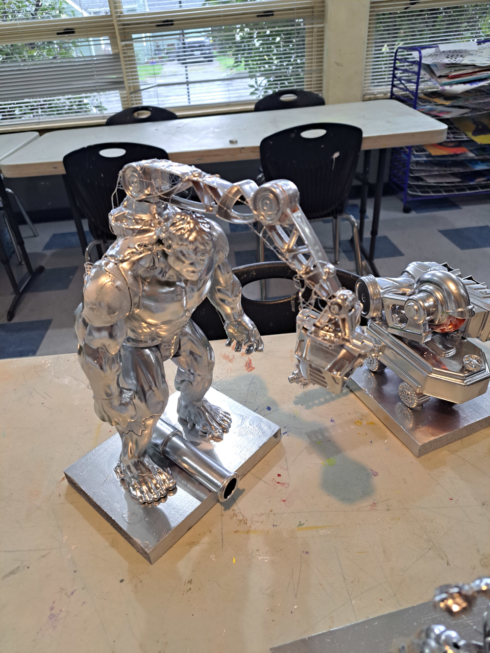 broken toy sculptures